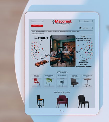 Macorest - Site internet