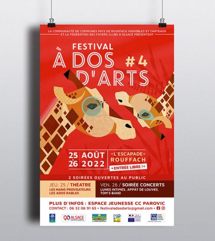 Festival À Dos d'Arts - Rouffach - affiche 2022