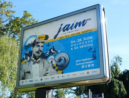 Festival JAIM Affiche bleu