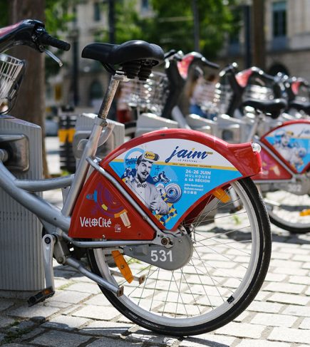 Festival JAIM habillage vélo cité Mulhouse