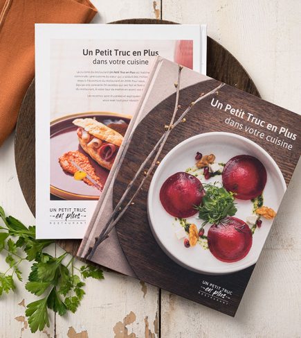 Livre de recettes du Restaurant un petit truc en plus