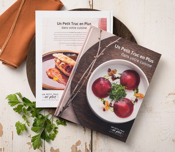 Livre de recettes du Restaurant un petit truc en plus