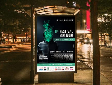 Affiche 2023 Festival Sans Nom. Festival du Polar à Mulhouse