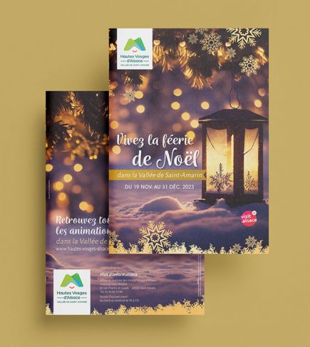 Hautes Vosges d'Alsace Vallée de Saint-Amarin brochure Noël 2023